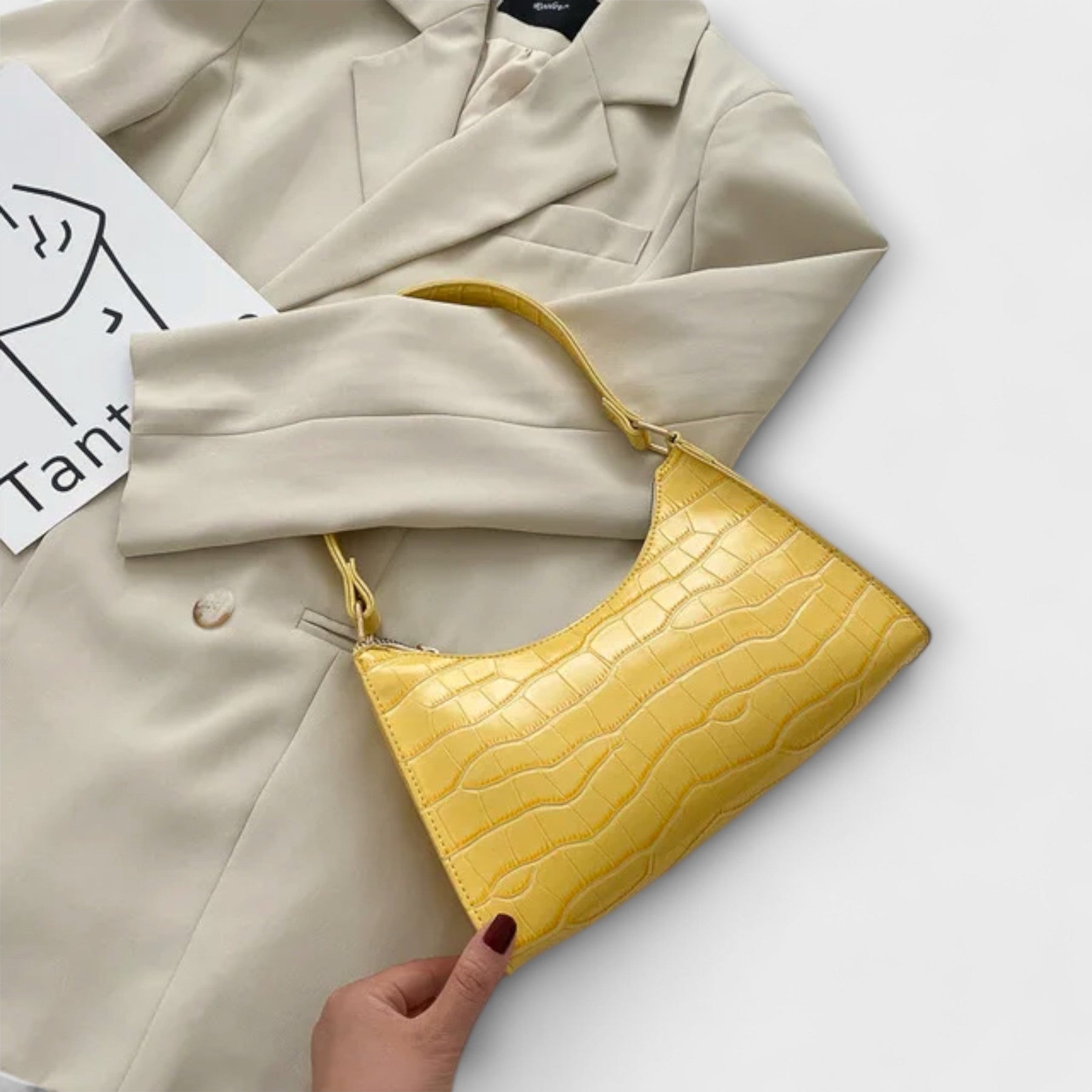 Olivia - Shiny Leather Bag
