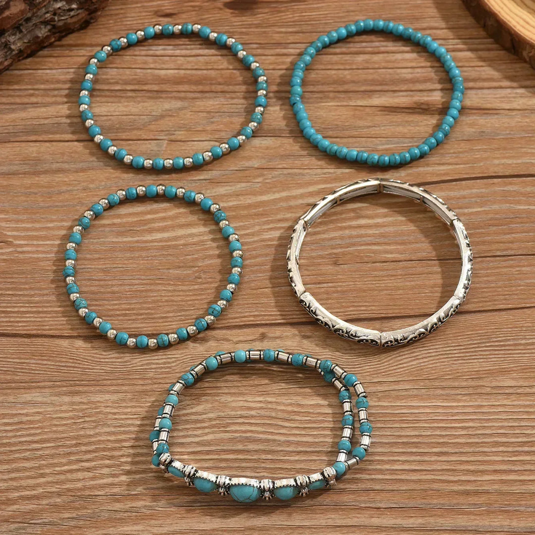 Sandy | Refined turquoise multi-row bracelet